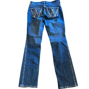 Wrangler Women's Size -7/8  31 x 31.5 Western Bootcut Jeans with W Pockets